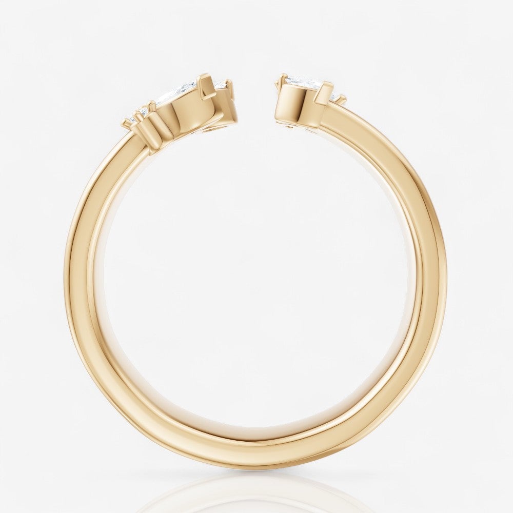 14kt yellow gold/front
