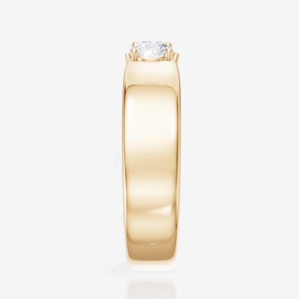 14kt yellow gold/front