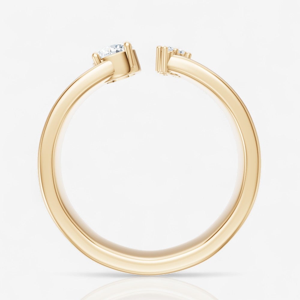 14kt yellow gold/side