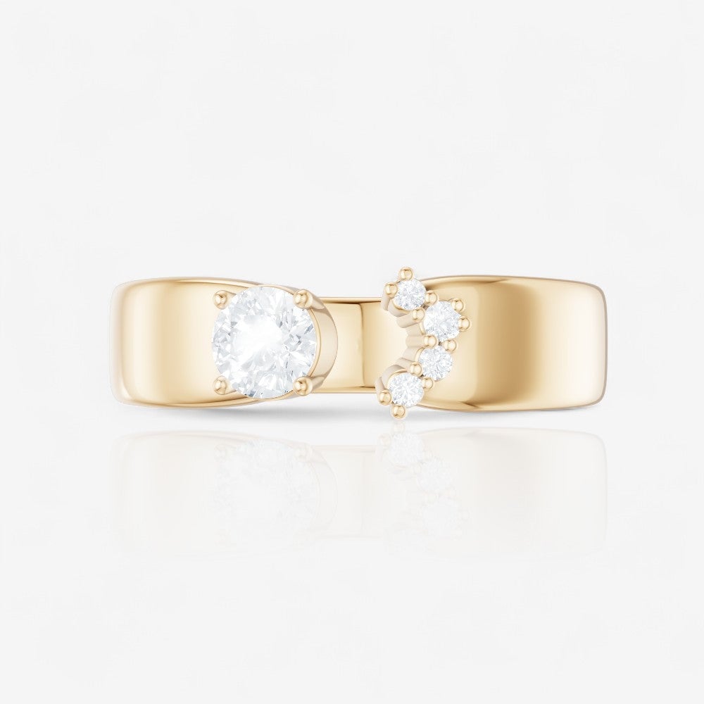 14kt yellow gold/perspective