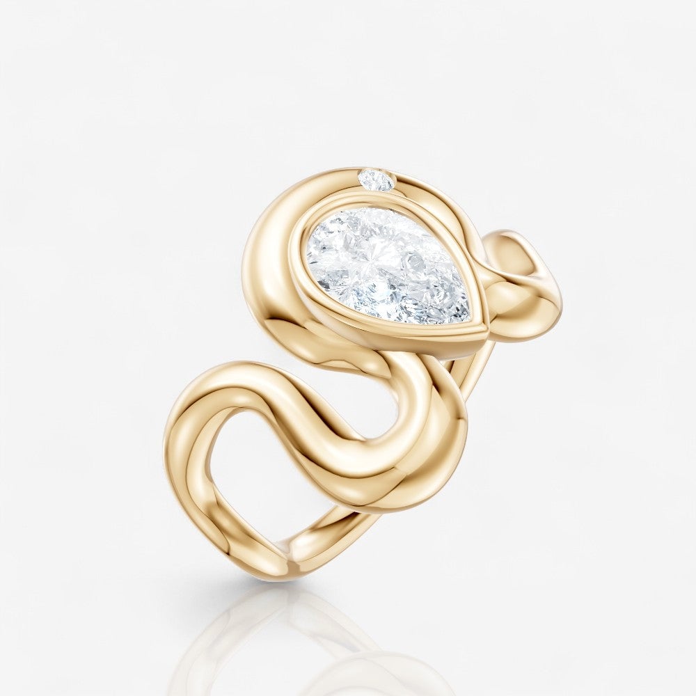 14kt yellow gold/top