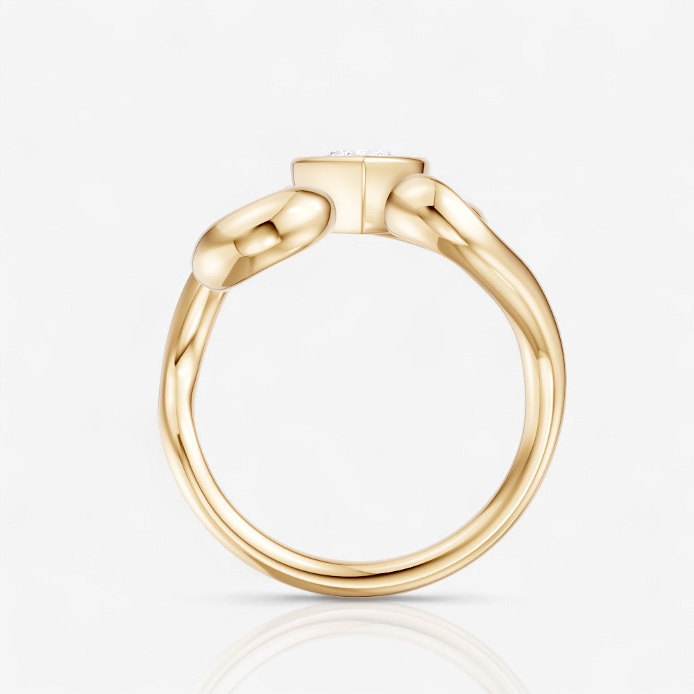 14kt yellow gold/front