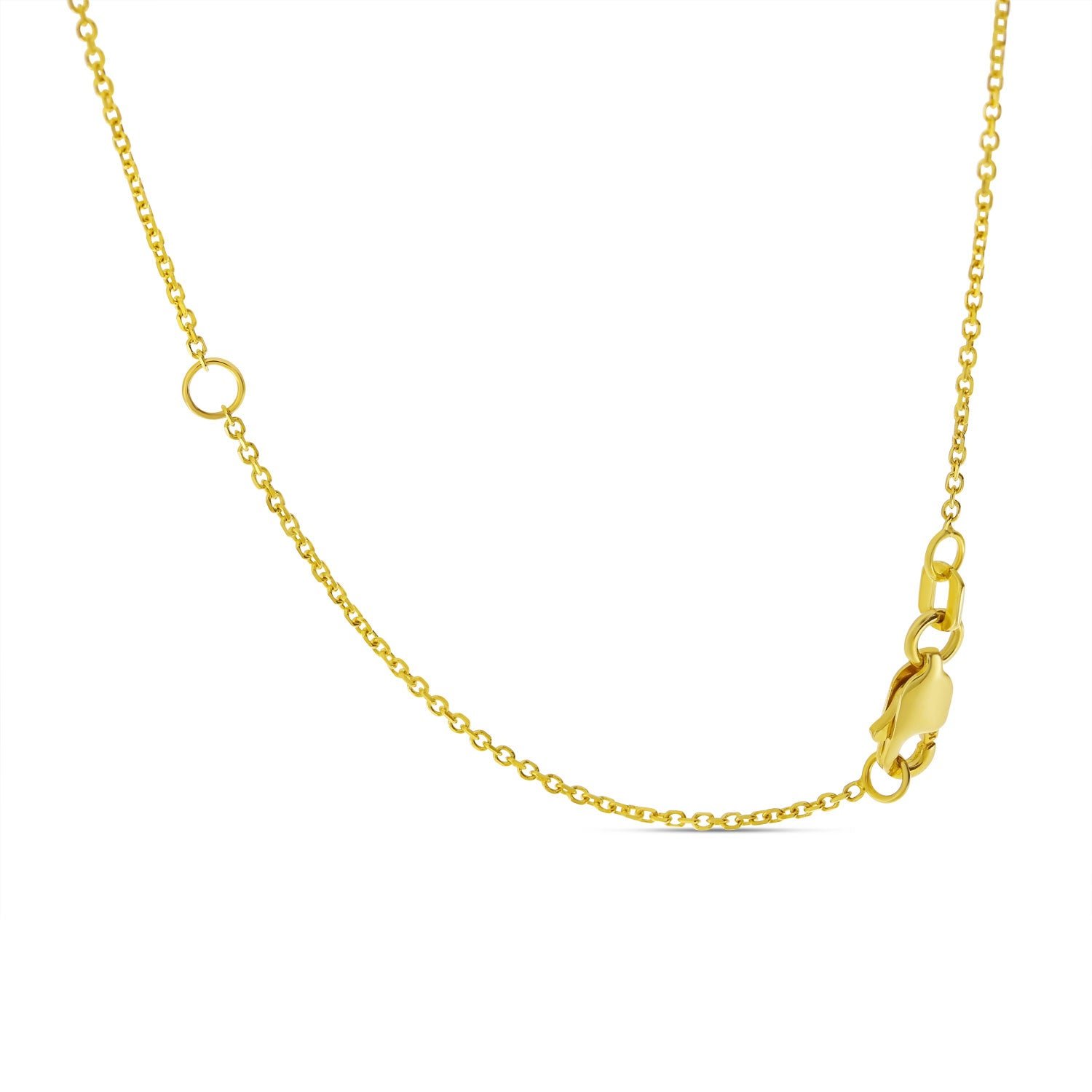 14kt yellow gold/side
