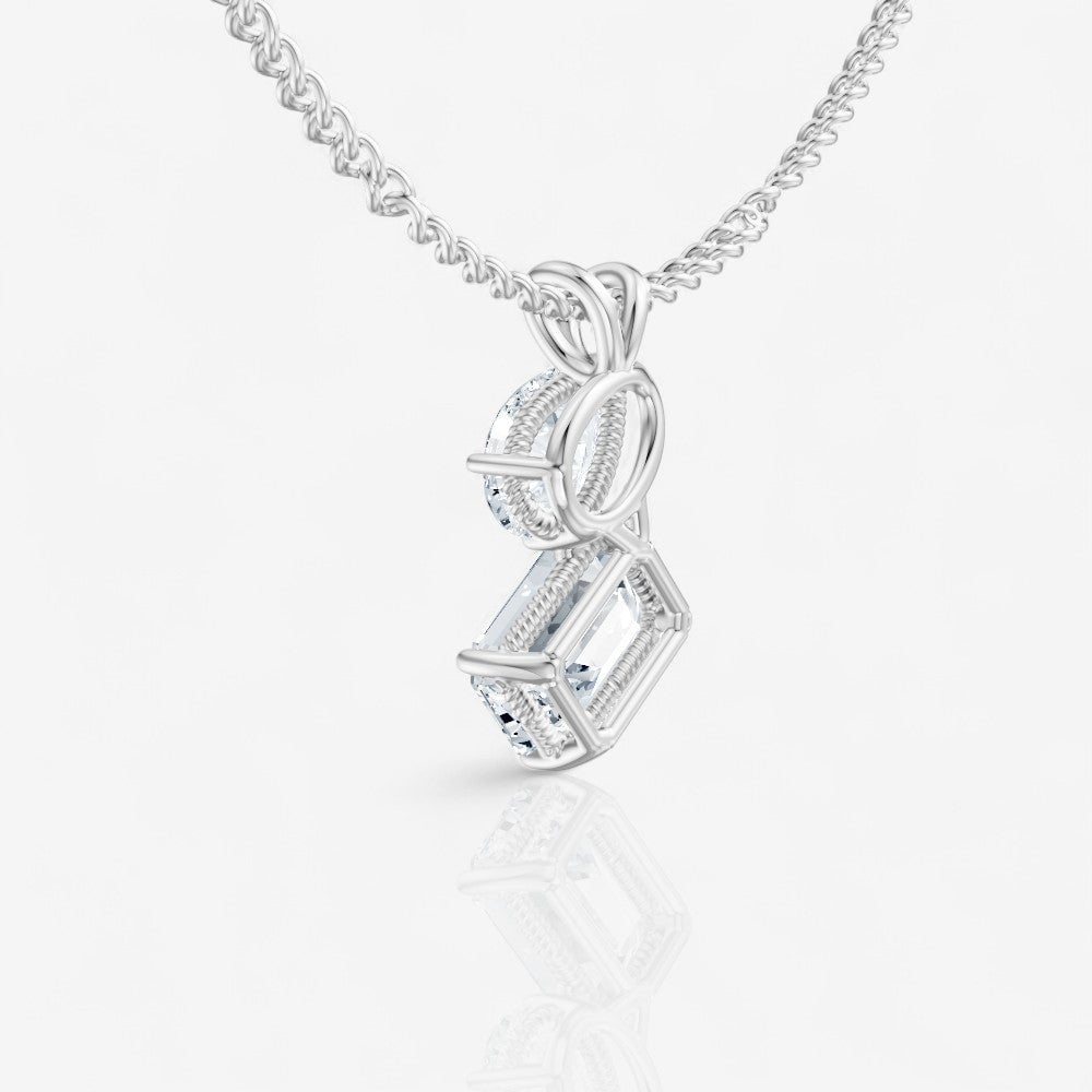 14kt white gold/18kt white gold/platinum/0.75/side