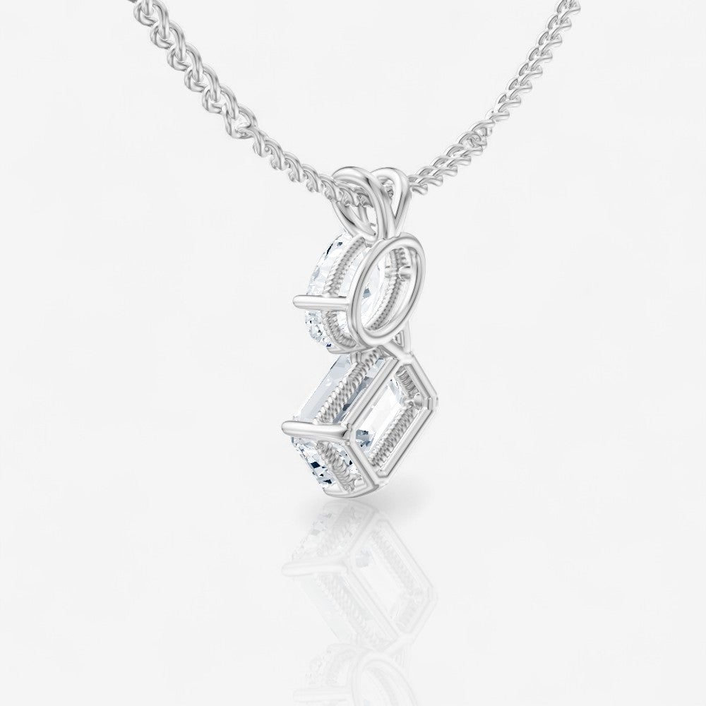 14kt white gold/18kt white gold/platinum/2.00/side