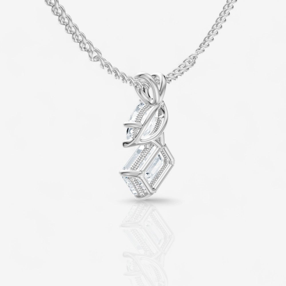 14kt white gold/18kt white gold/platinum/2.00/side