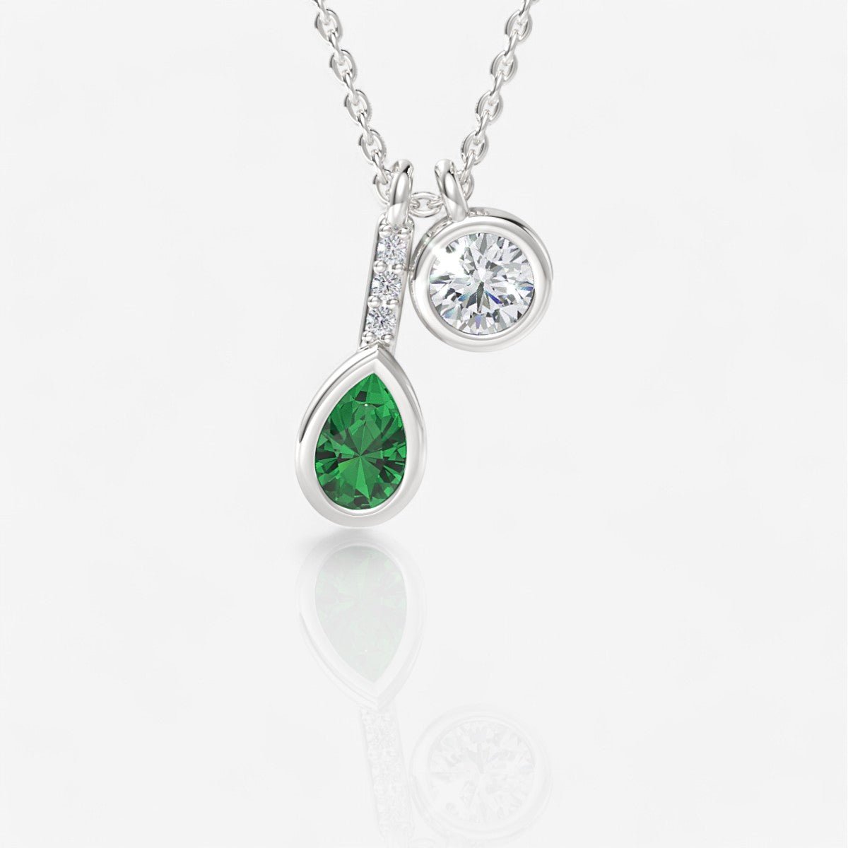 14kt white gold/18kt white gold/platinum/0.50/top