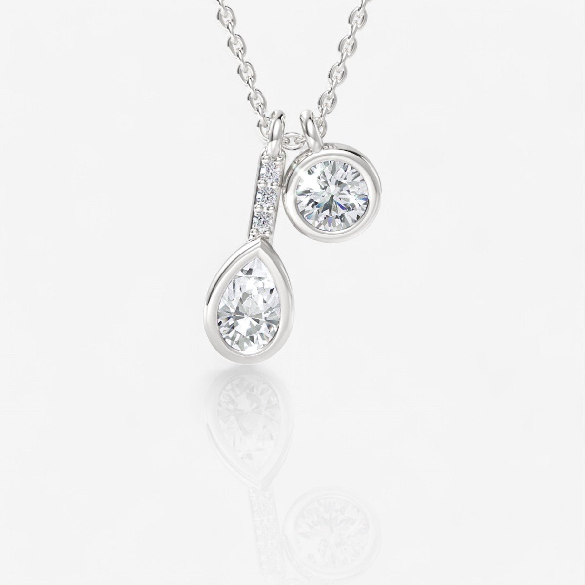 14kt white gold/18kt white gold/platinum/0.50/top