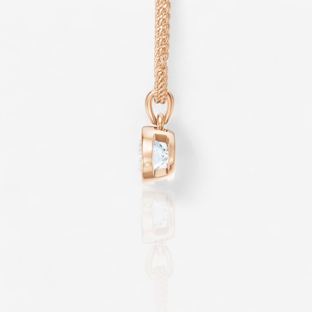 18kt rose gold/side