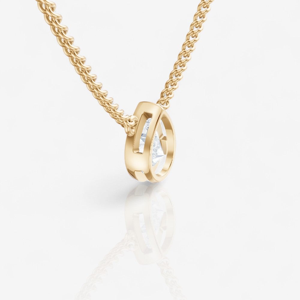 18kt yellow gold/side