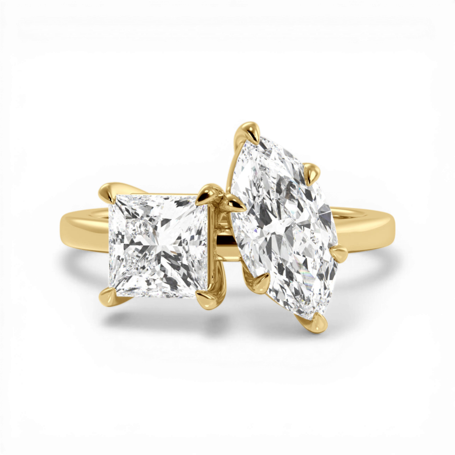 14kt yellow gold/18kt yellow gold/top