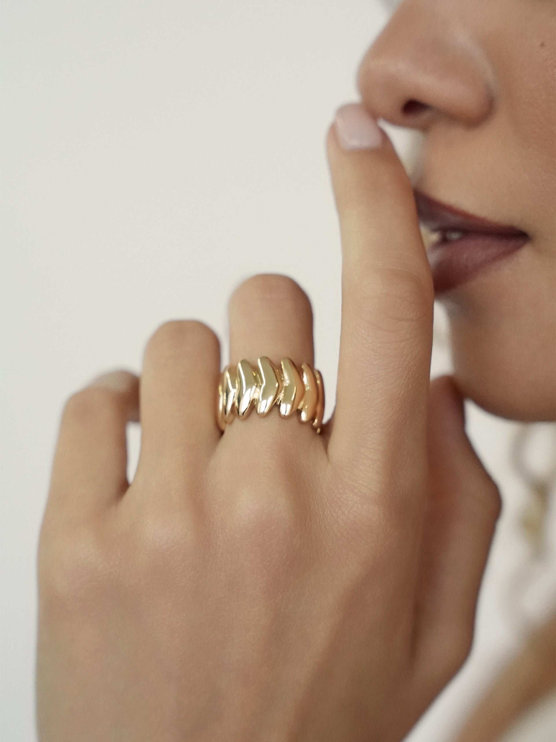 18kt Gold Plated/6/7/8/front
