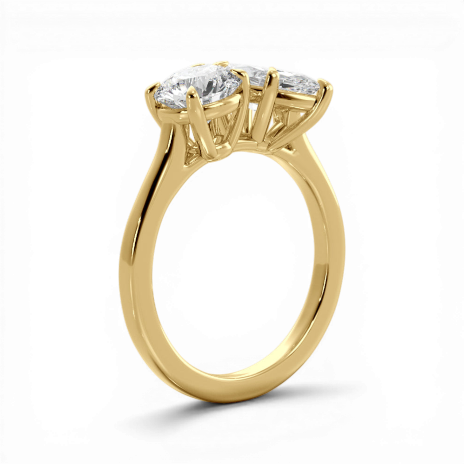 14kt yellow gold/18kt yellow gold/front