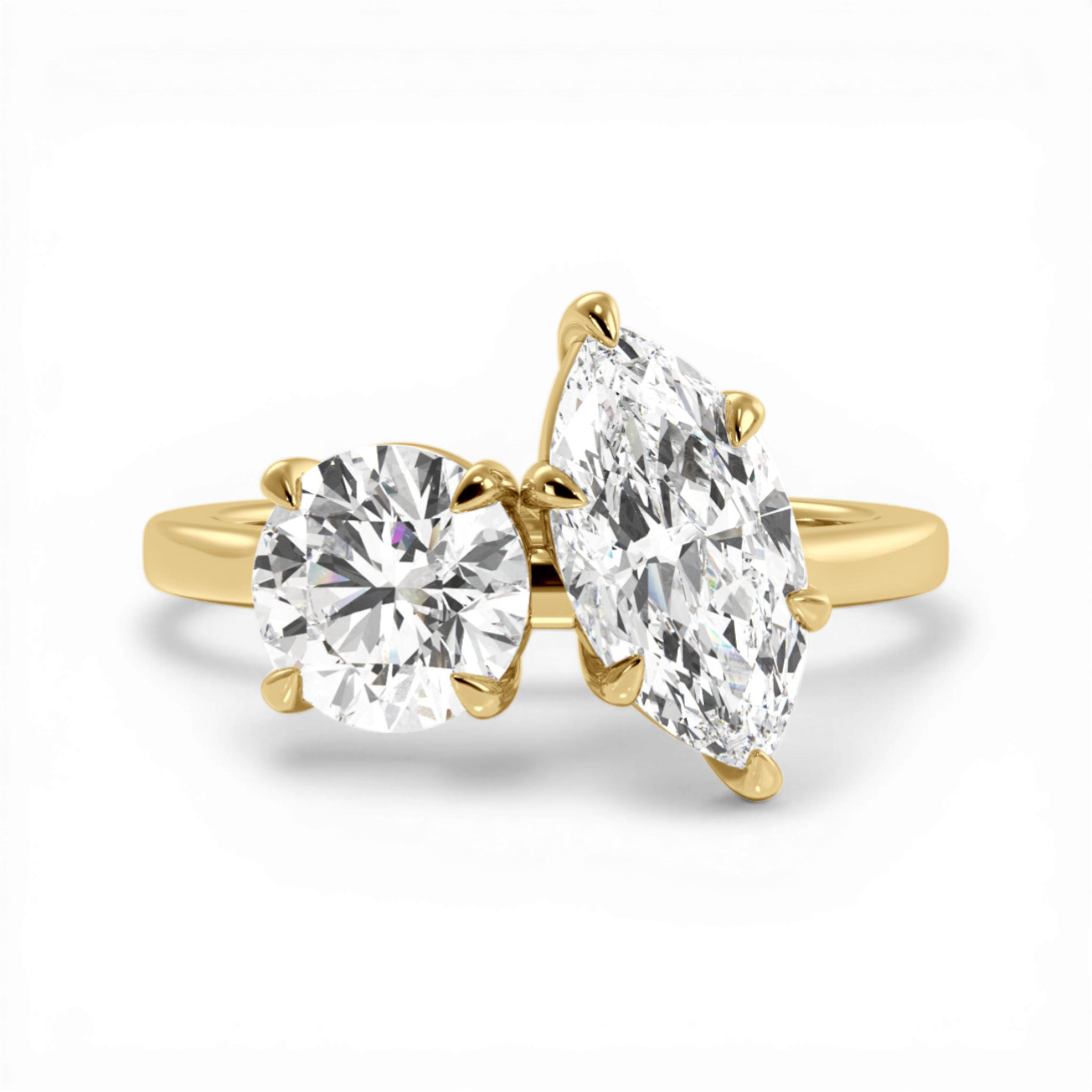 14kt yellow gold/18kt yellow gold/top