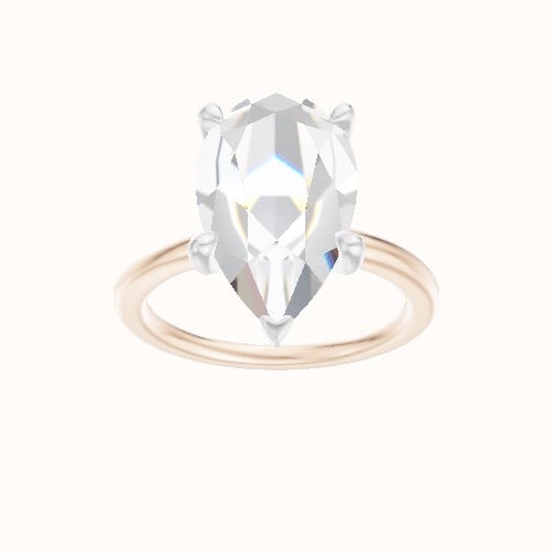 Solitaire Engagement Ring With Four Prong Head