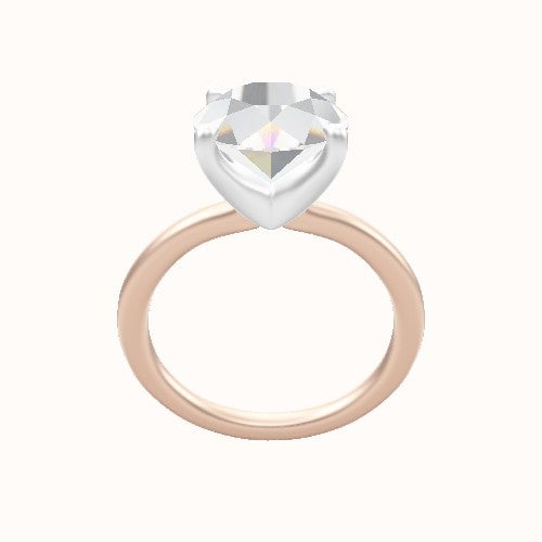 Solitaire Engagement Ring With Four Prong Head