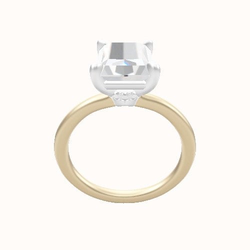 Solitaire Engagement Ring With Standard Four Prong Head