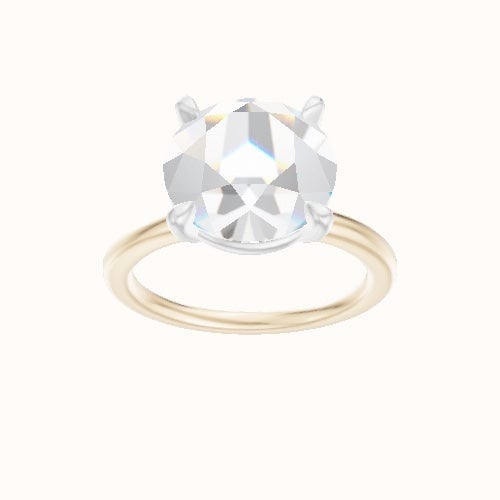Solitaire Engagement Ring With Standard Four Prong Head