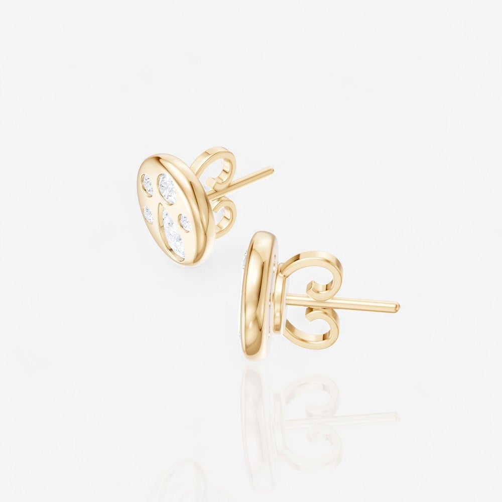 14kt yellow gold/front