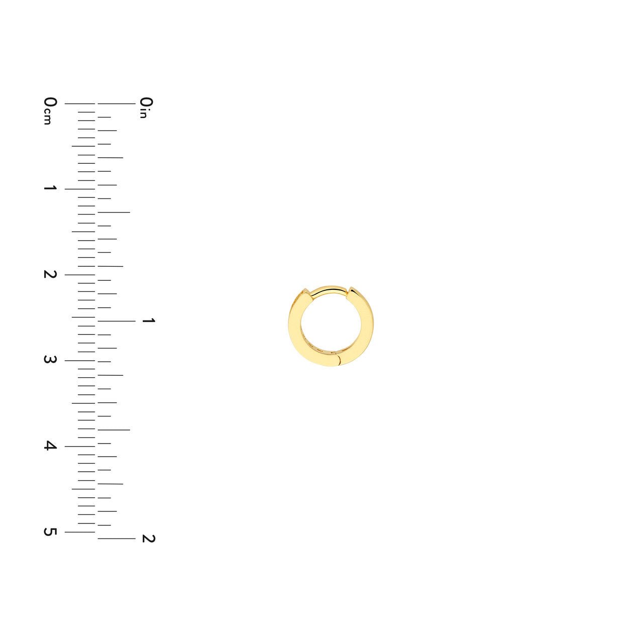 14kt yellow gold/measurements