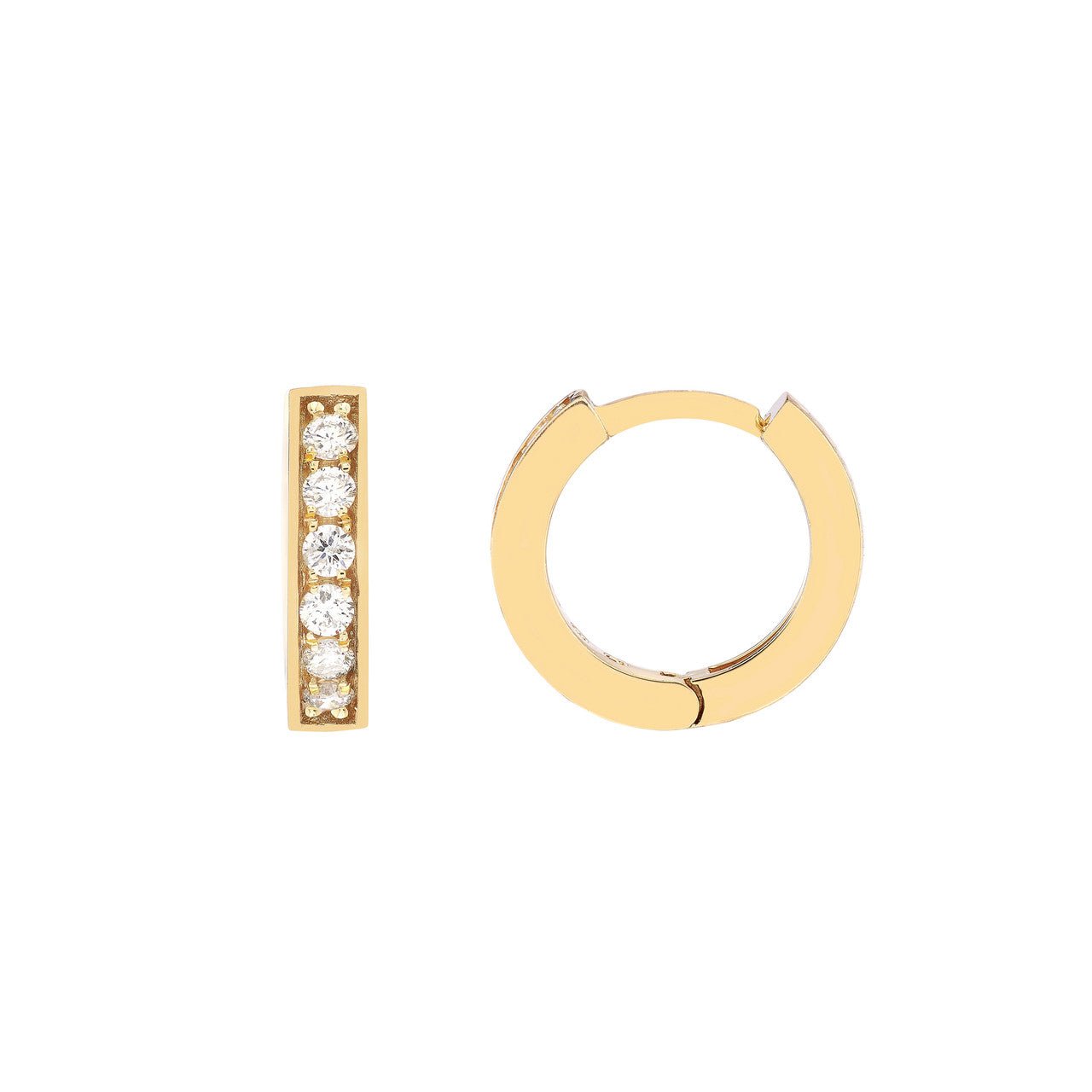 14kt yellow gold/front