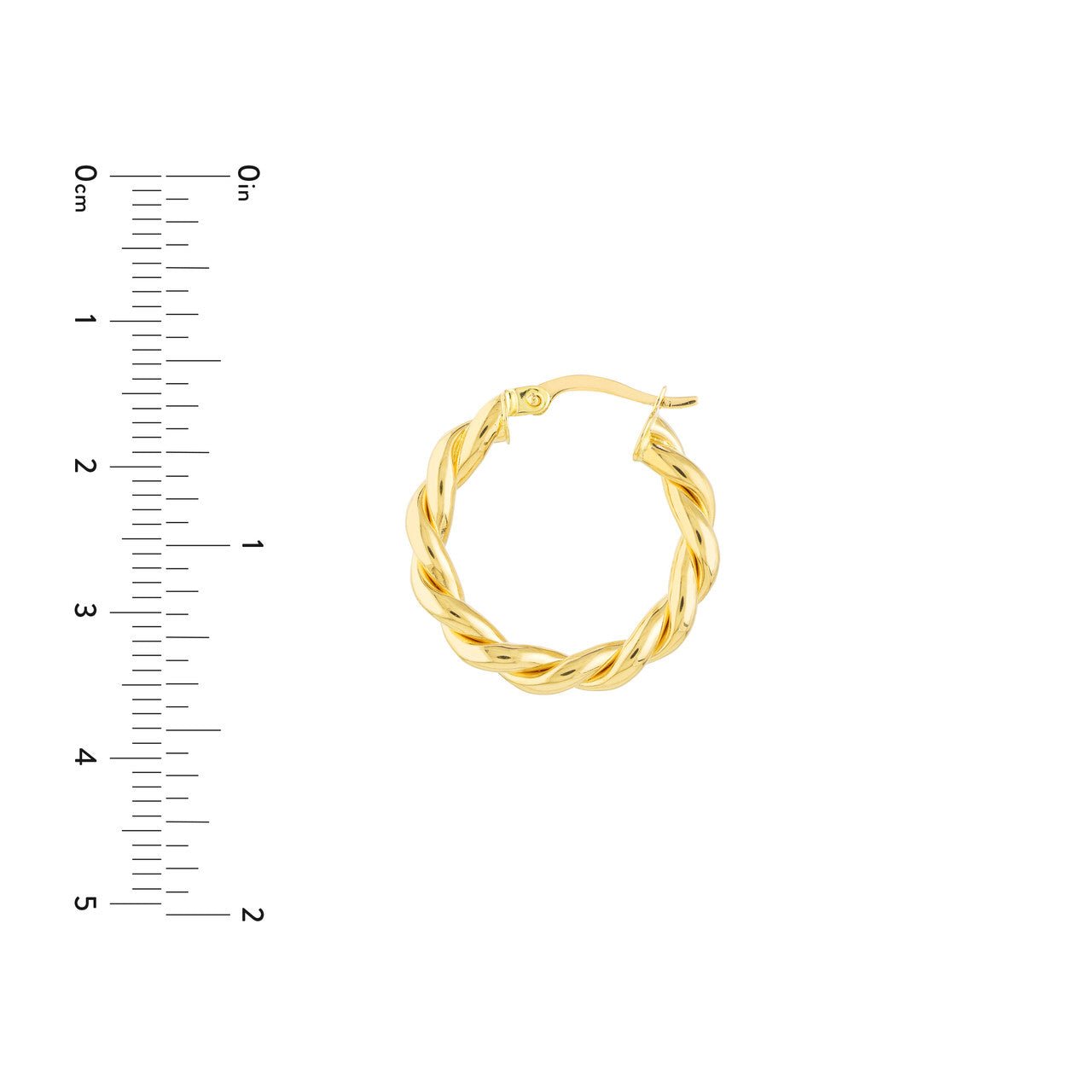 14kt yellow gold/measurements