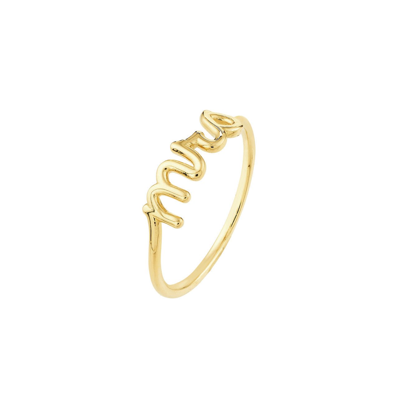 14kt yellow gold/side