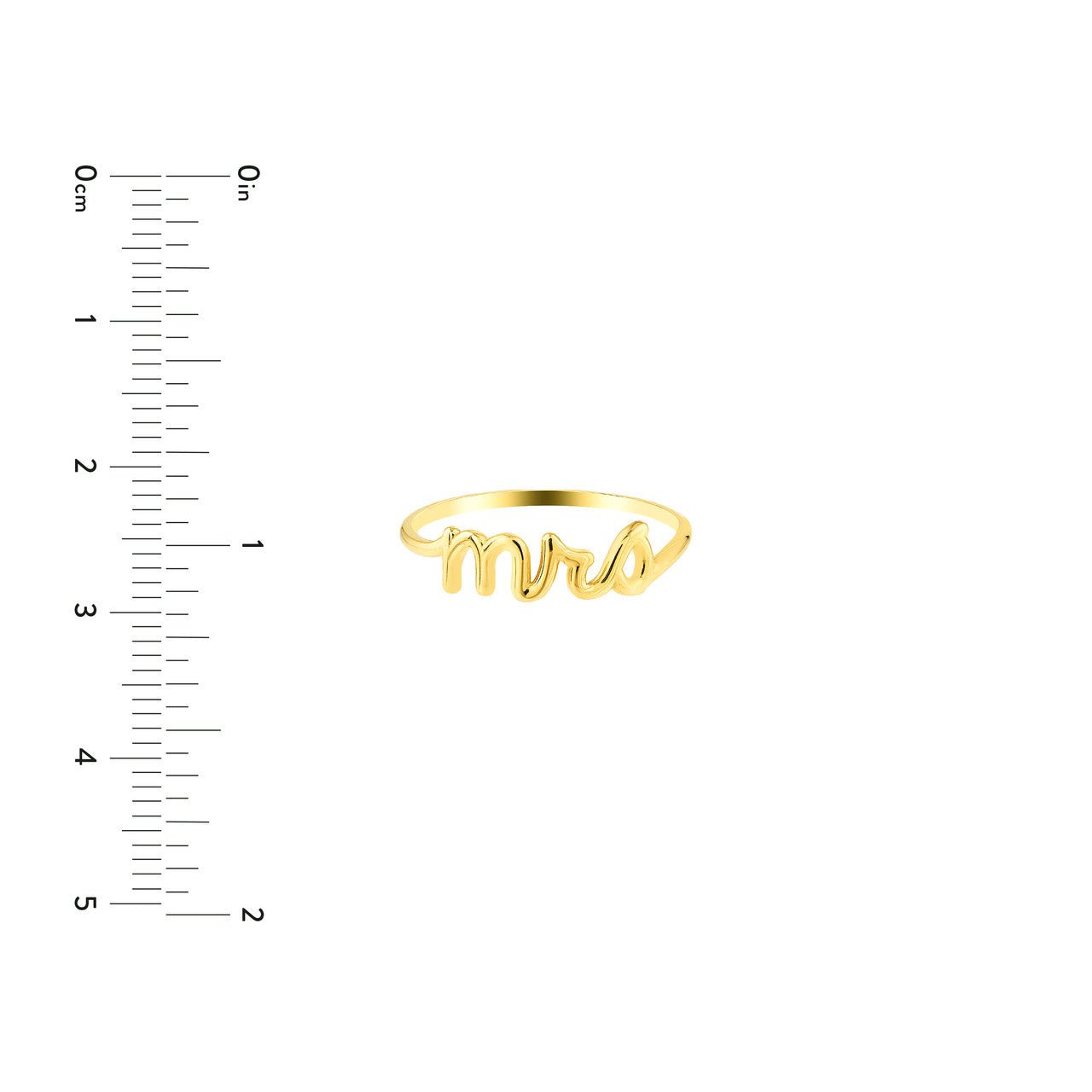 14kt yellow gold/front