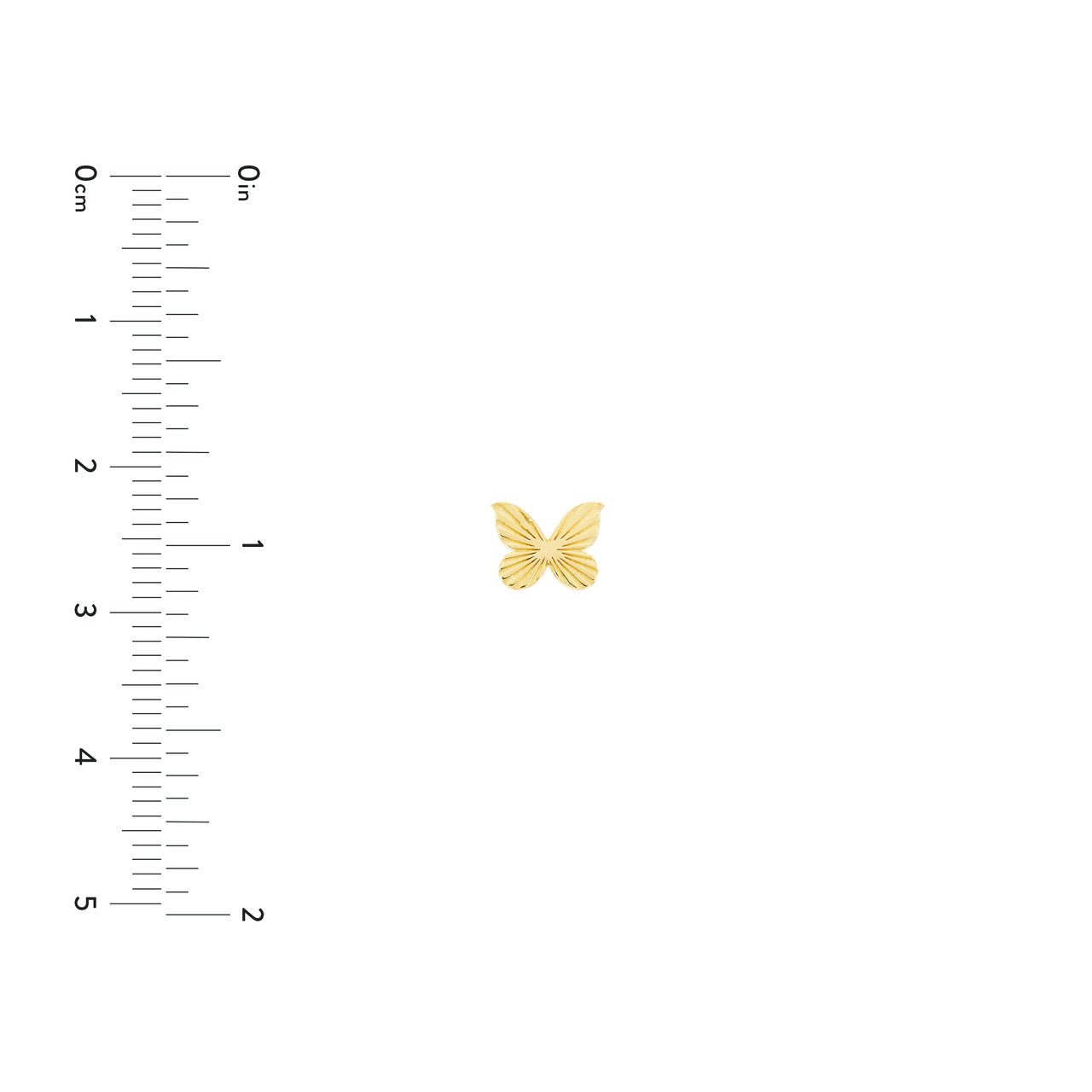 14kt yellow gold/measurements