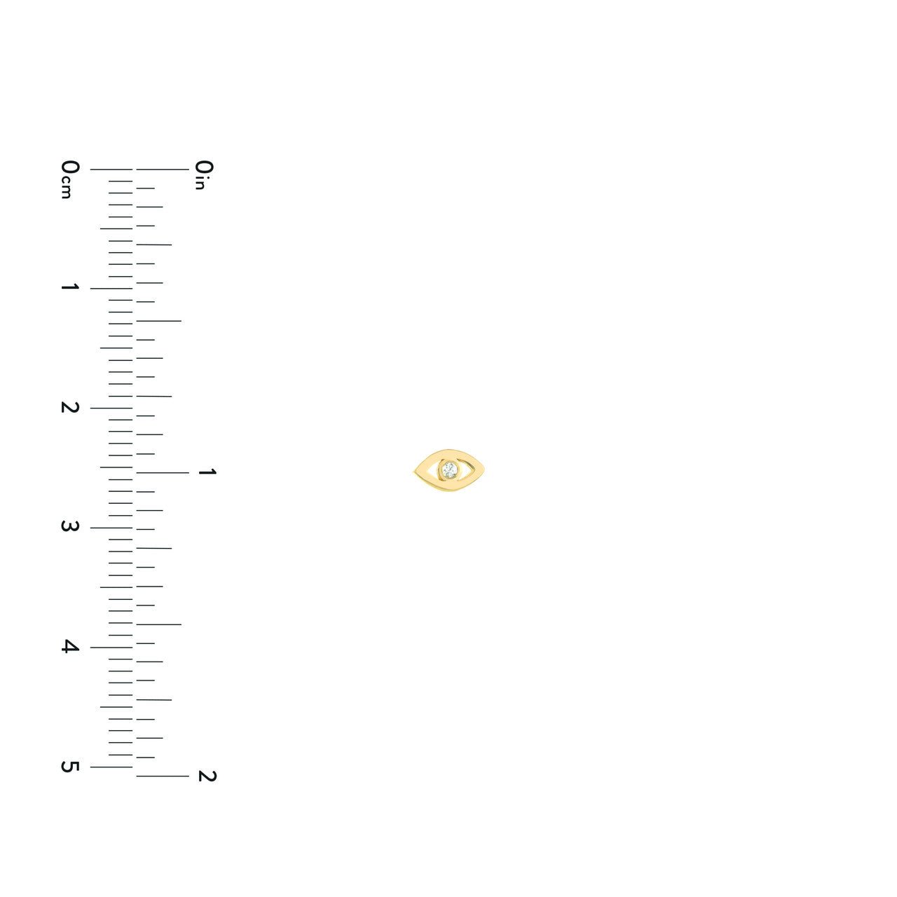 14kt yellow gold/measurements