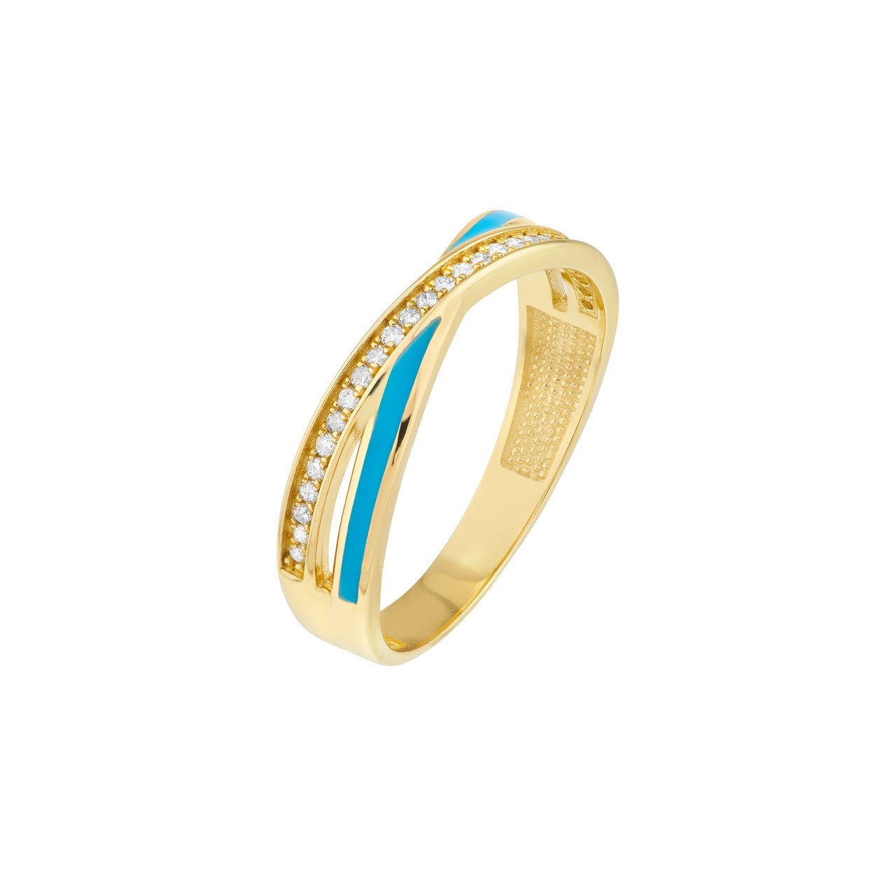 14kt yellow gold/side