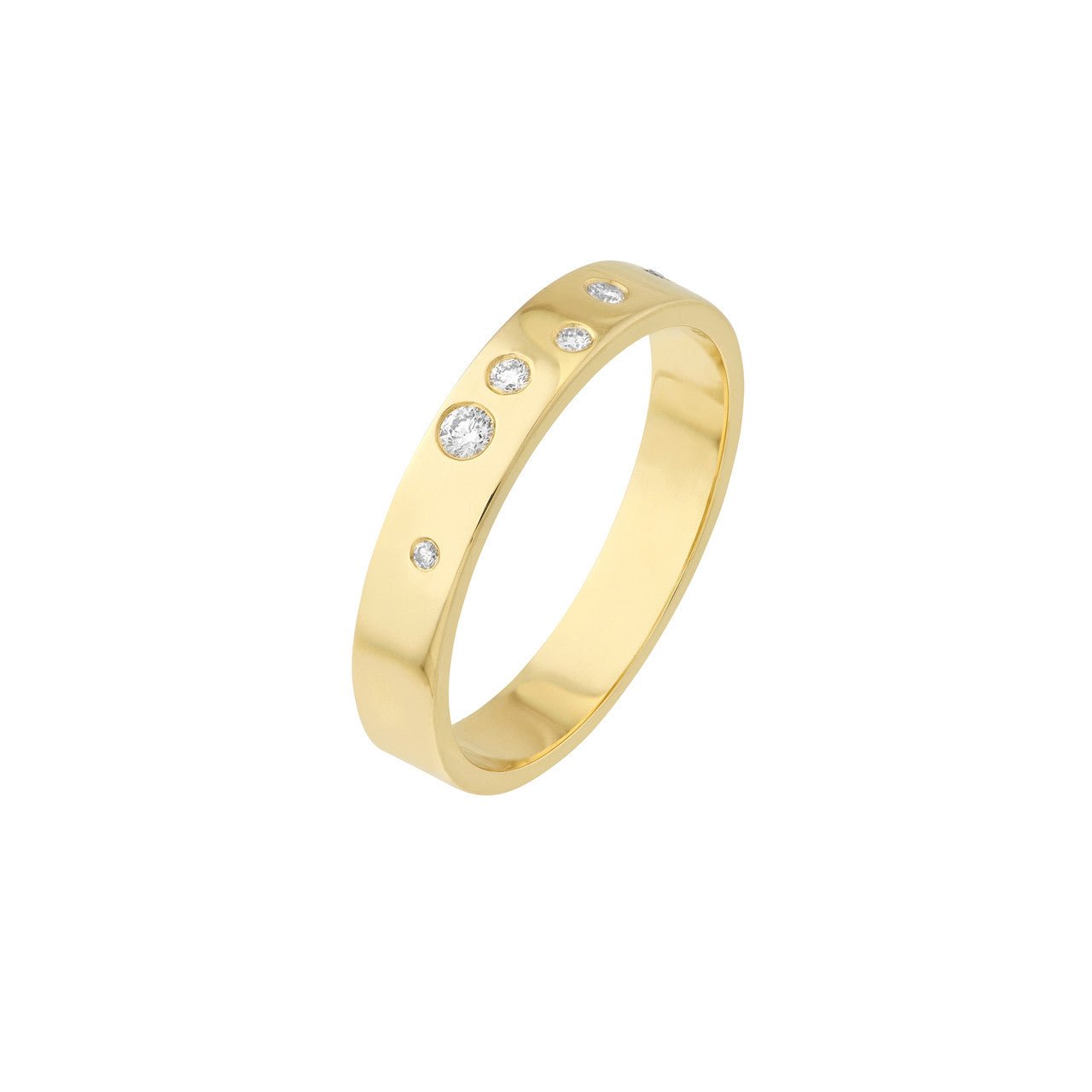 14kt yellow gold/side