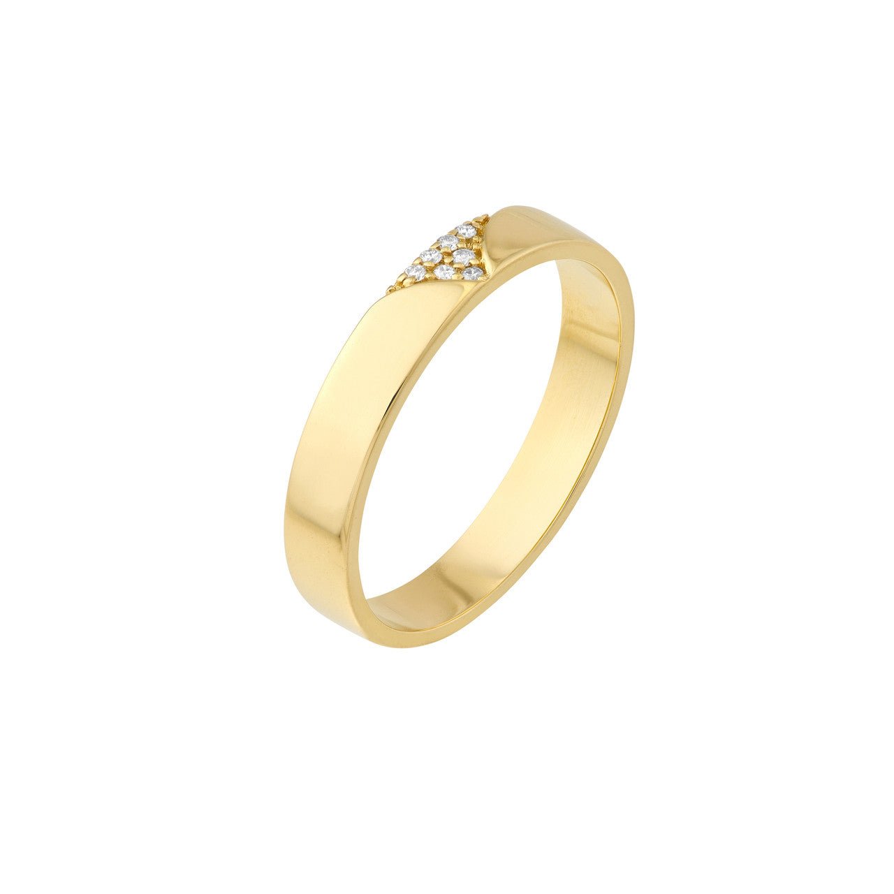 14kt yellow gold/side