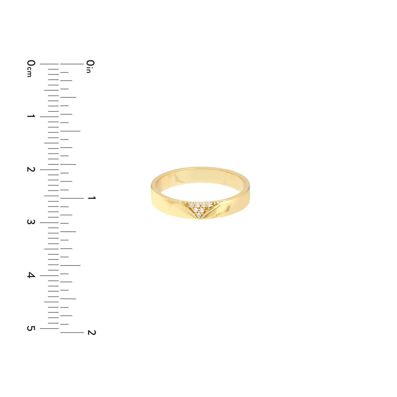 14kt yellow gold/perspective
