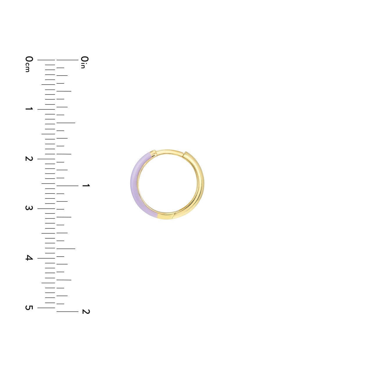 14kt yellow gold/measurements