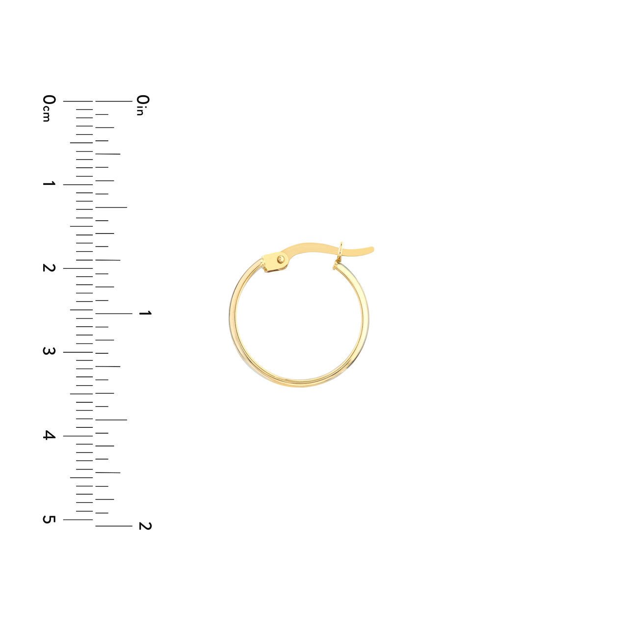 14kt yellow gold/measurements