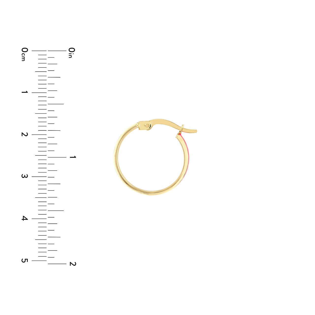 14kt yellow gold/measurements