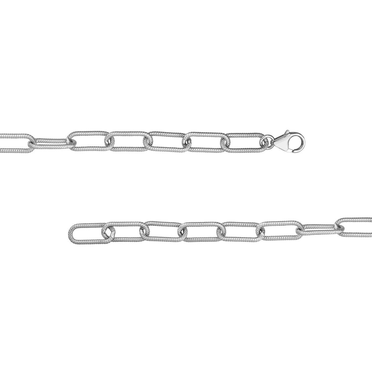 sterling silver/side