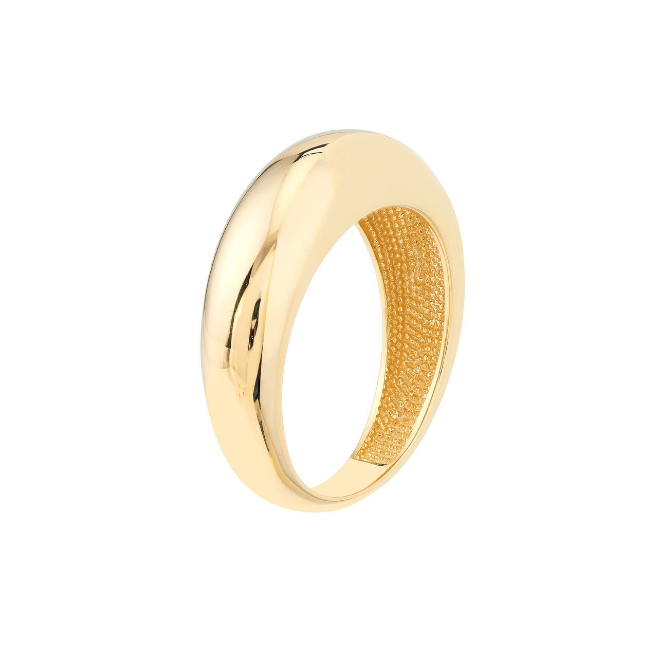 14kt yellow gold/side