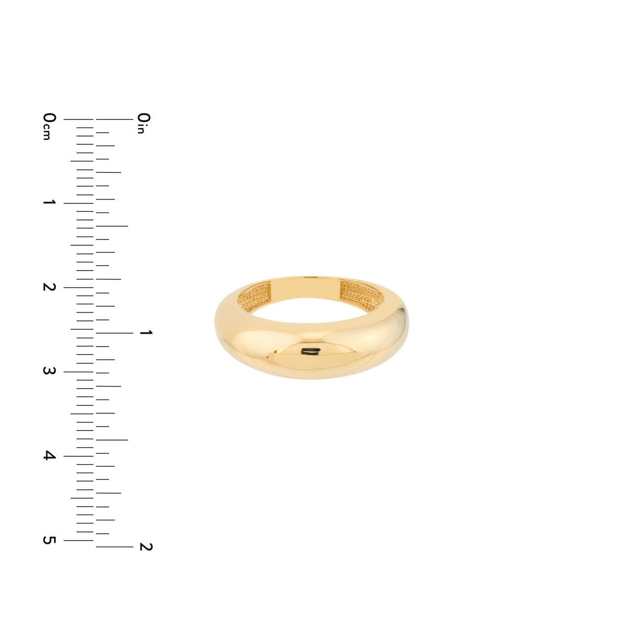 14kt yellow gold/measurements