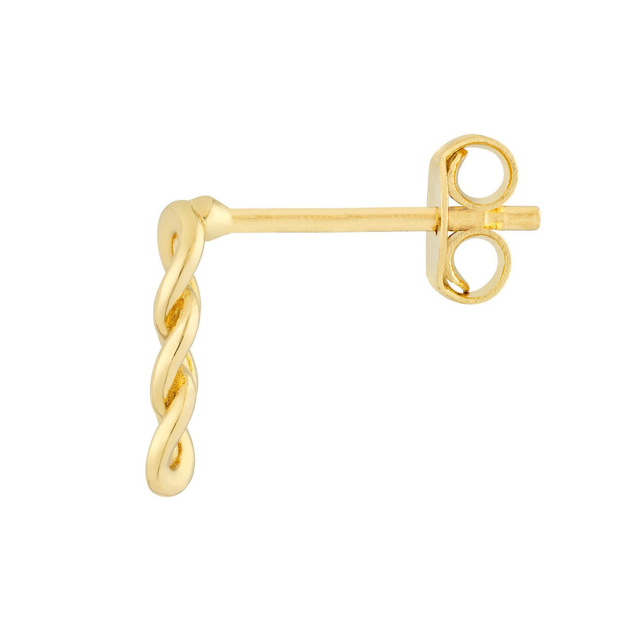 14kt yellow gold/side