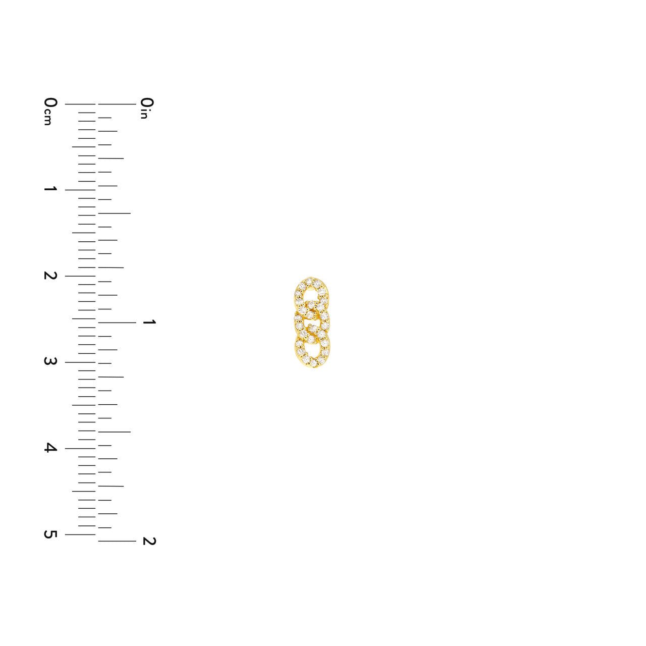 14kt yellow gold/measurements