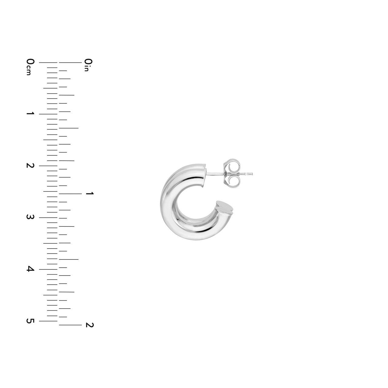 14kt white gold/measurements