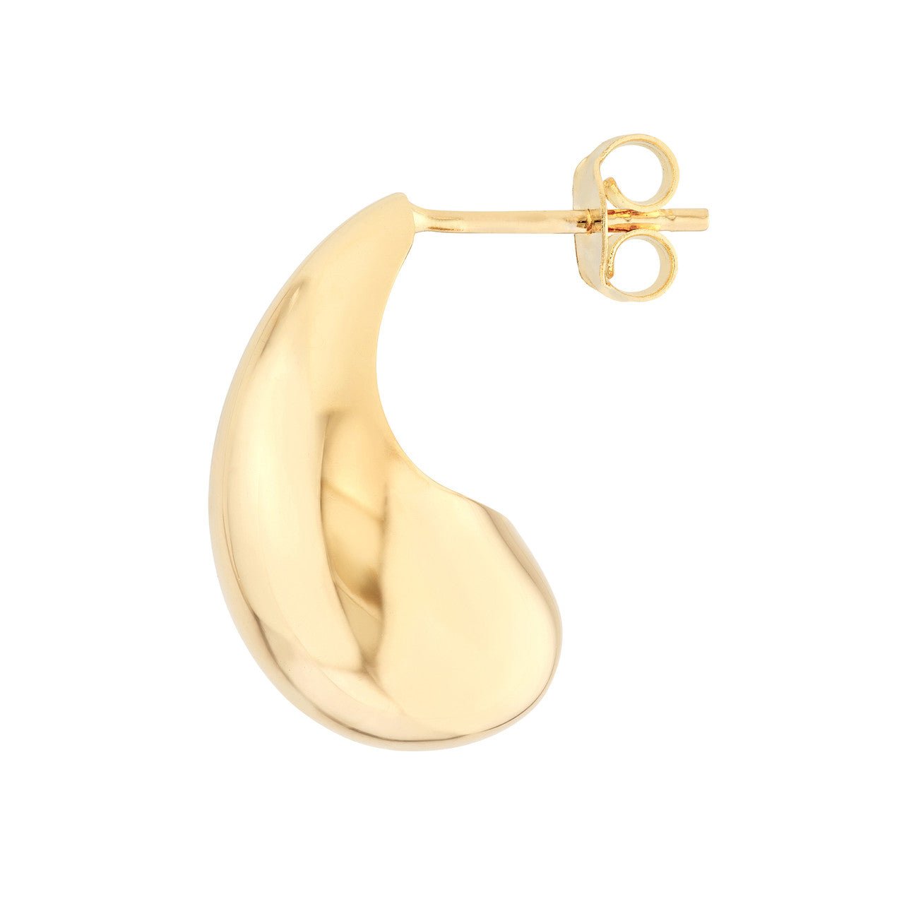 14kt yellow gold/side