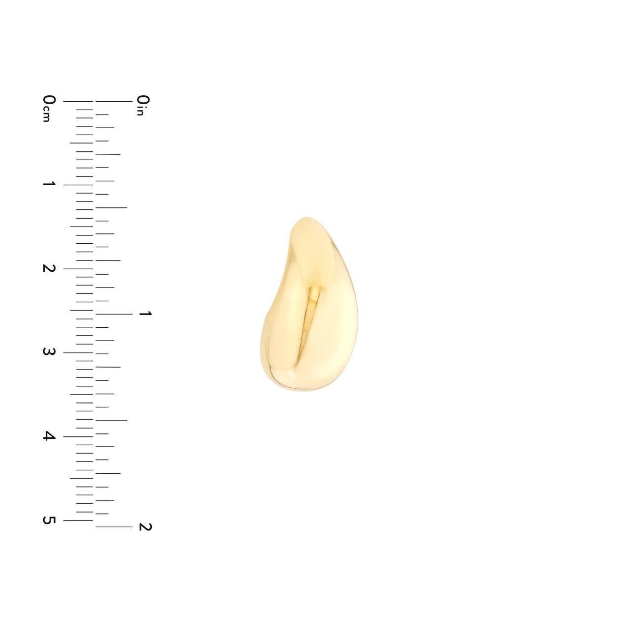 14kt yellow gold/measurements