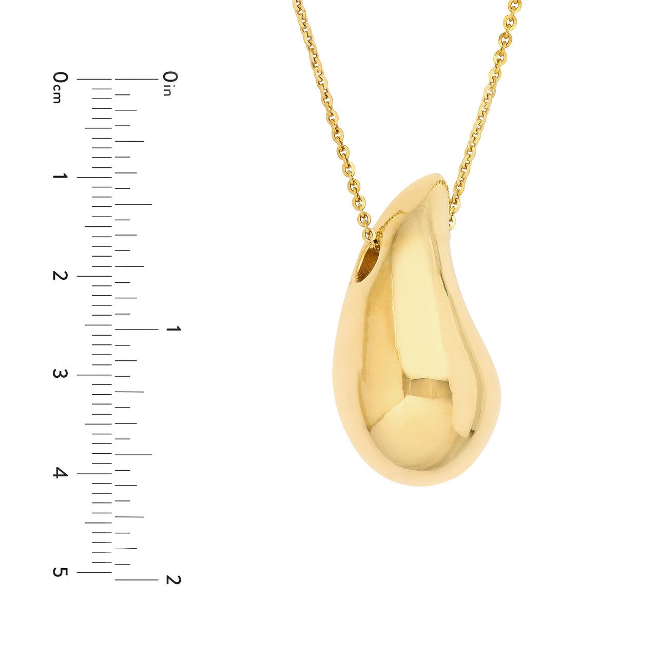 14kt yellow gold/measurements
