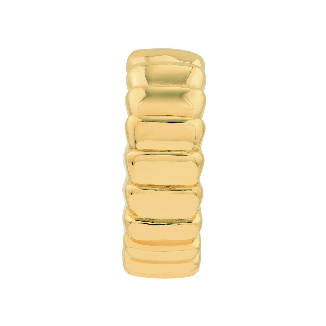 14kt yellow gold/front