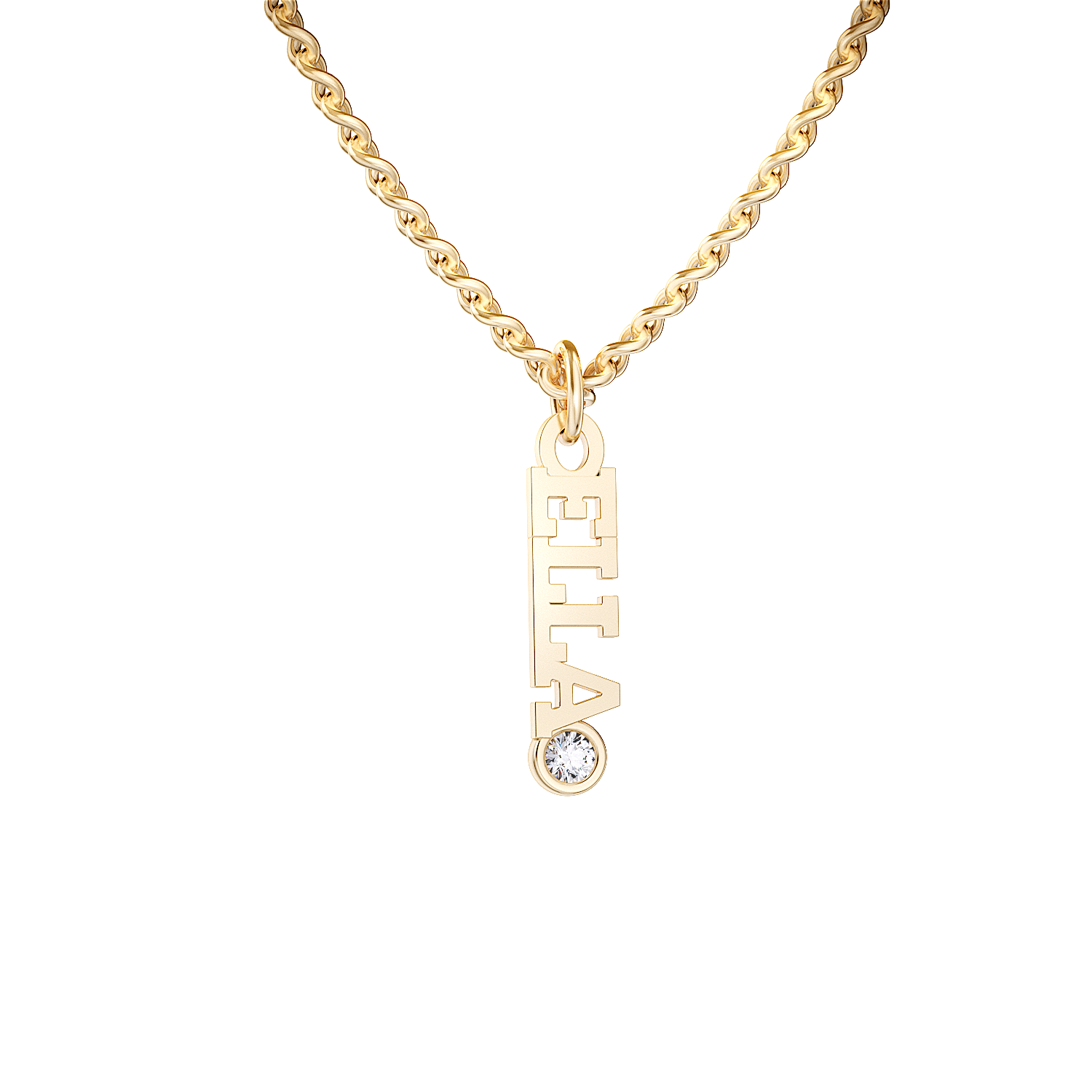 14kt yellow gold/Necklace - 16-18" Adjustable/Necklace - 18-21" Adjustable/side