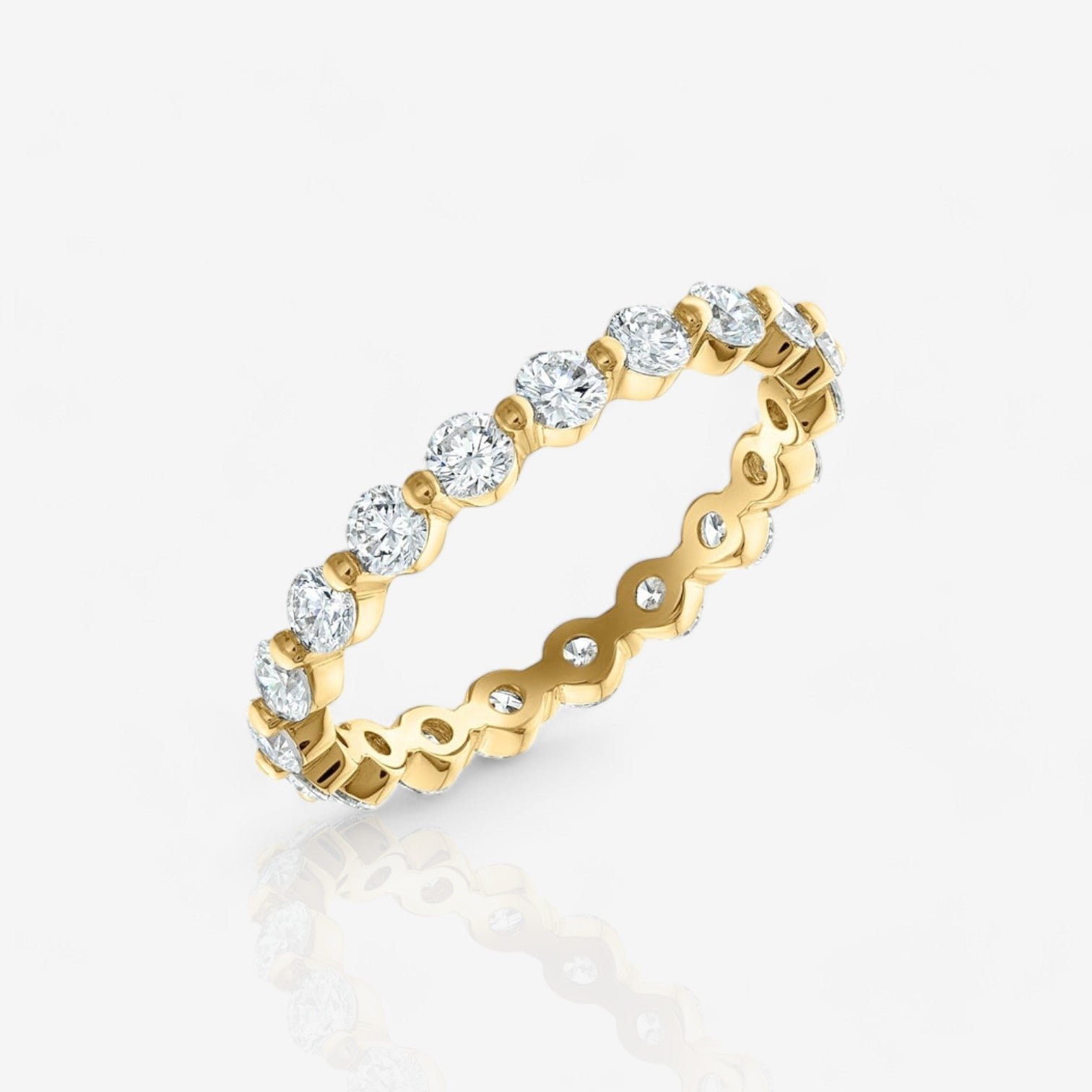 18kt yellow gold/1.00/4/4.5/5/5.5/6/6.5/7/7.5/8/front