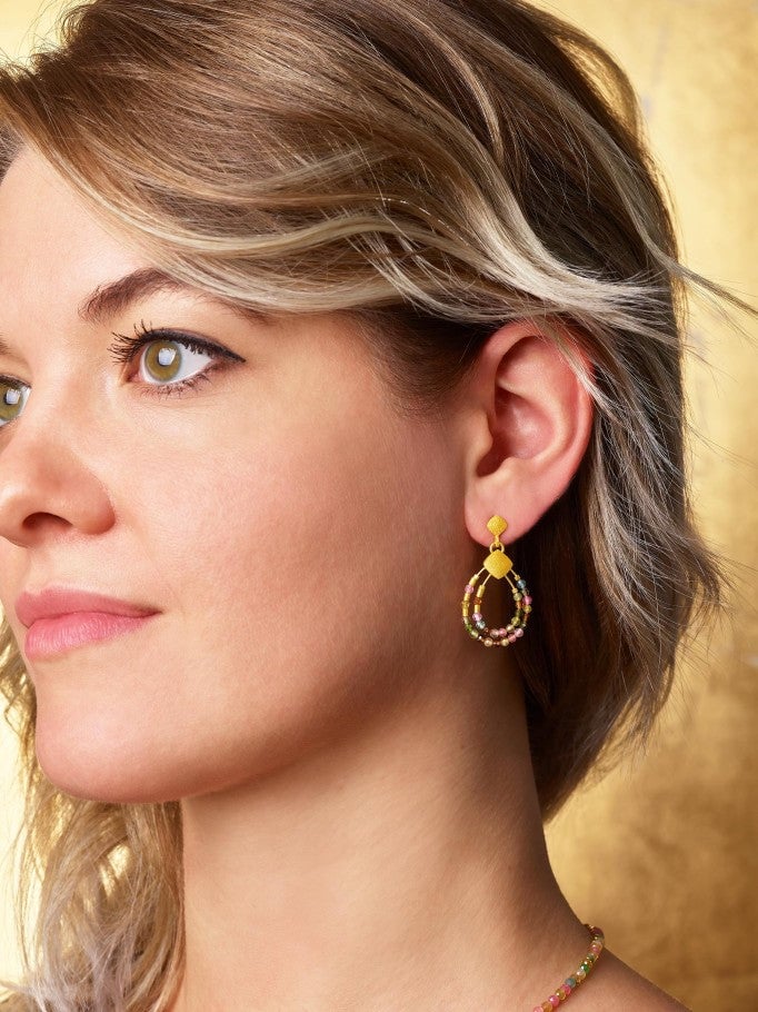 Gold Plated Sterling Silver/on model